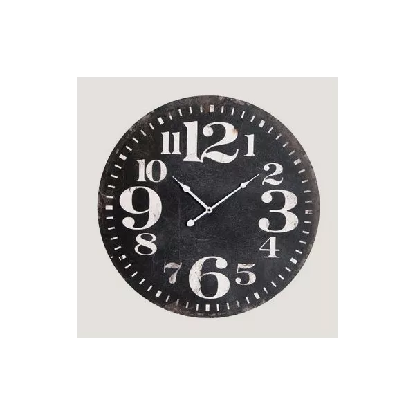 Horloge Noire Antic Line création