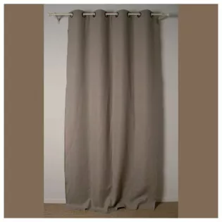 Long rideau Lin naturel confection sur-mesure