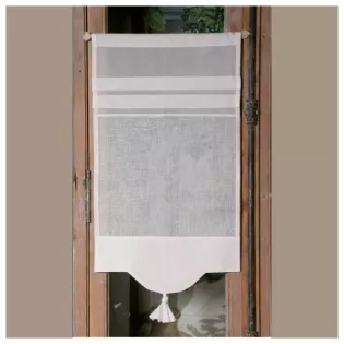 Brise Bise Lin Blanc Sur-Mesure Geranium
