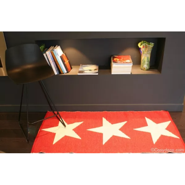 tapis pappelina étoile rouge