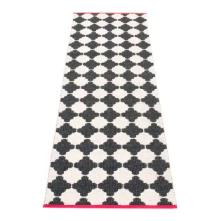Tapis Pappelina blanc et noir
