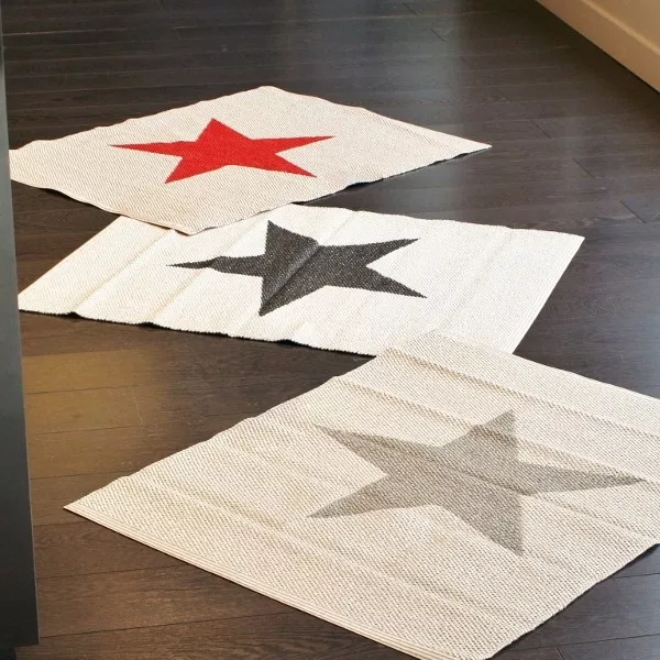 tapis pappelina étoile grise