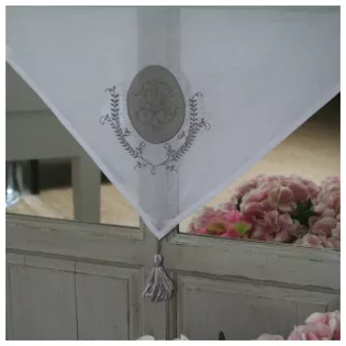 Brise-Bise coton Style Gustavien Déco