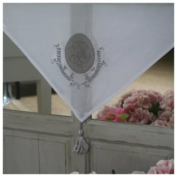Brise-Bise coton Style Gustavien Déco