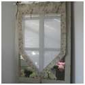Brise-Bise Rideau Fleurs Romantiques