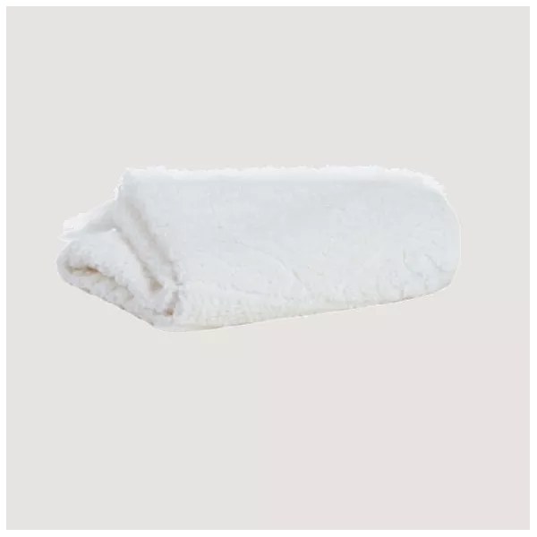 Serviette éponge style Hammam couleur craie Zoé de Vivaraise