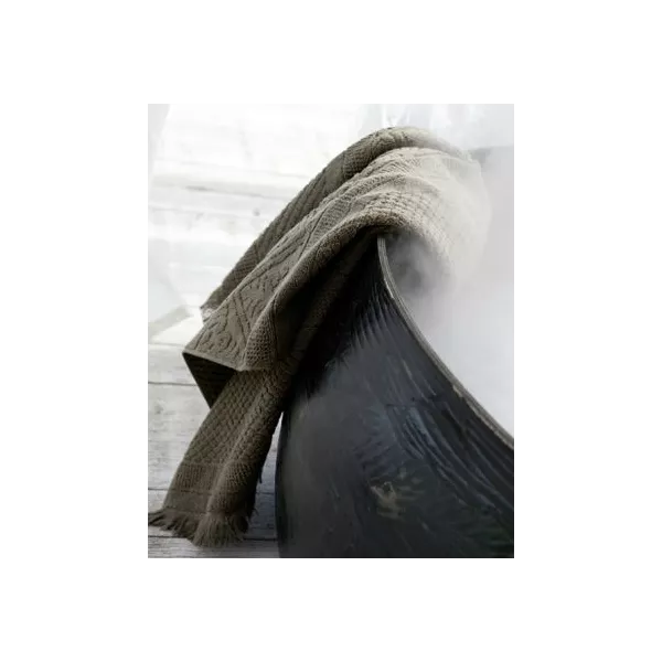 serviette eponge style hammam