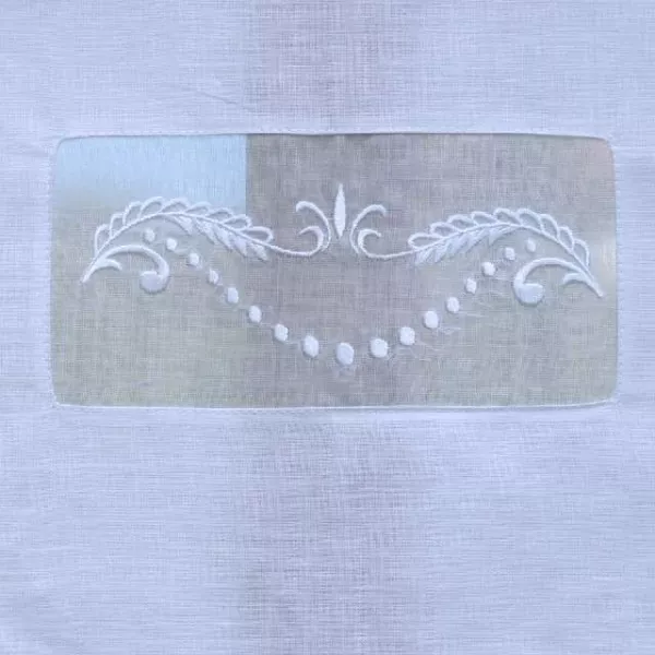 Rideau Brise-Bise Lin Ancien Romantique