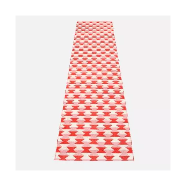 Tapis Plastique Pappelina Dana Rouge reversible