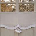 Cantonnière Lin Gris Deco Chambre