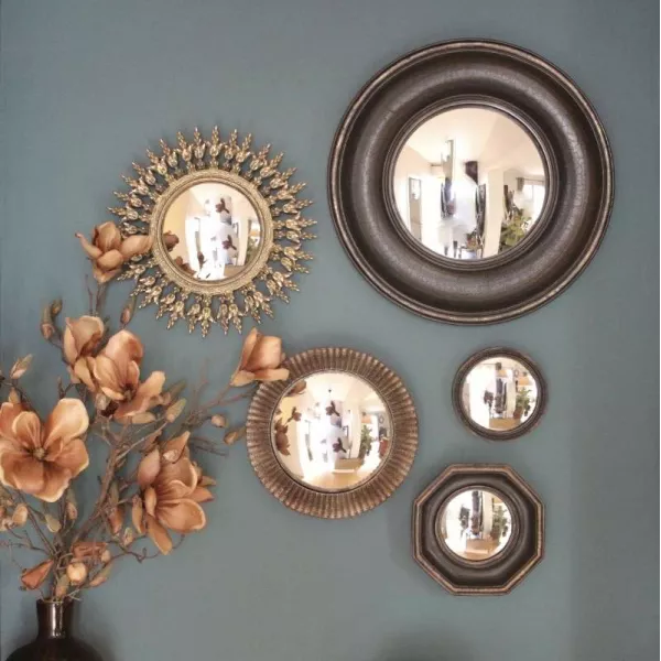 Miroir Sorcière convexe octogonal Chehoma