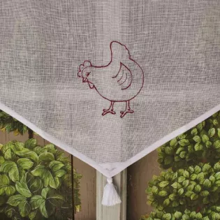 Brise-Bise Cuisine Sur-Mesure Poule Rouge