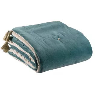 Édredon Velours pompon Elise