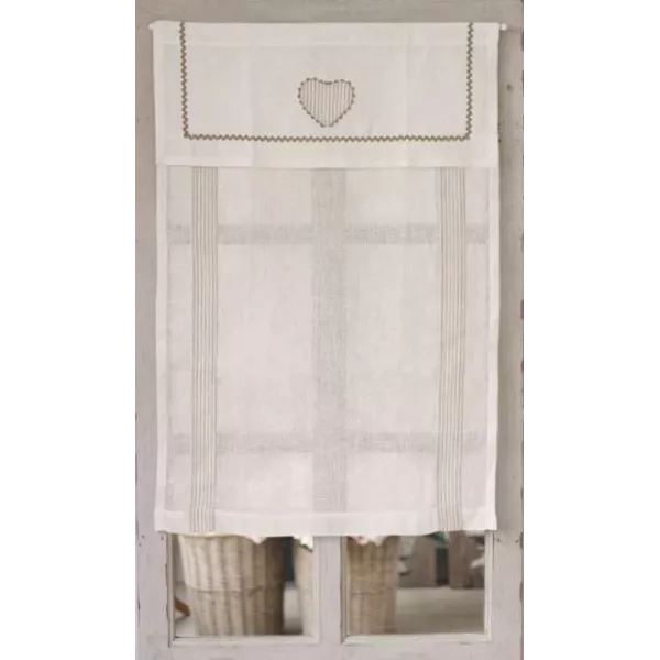 Petit rideau romantique
