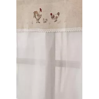 Store cuisine Décor Poule ambiance Campagne 