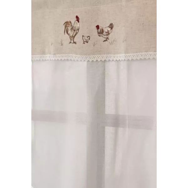 Store cuisine Décor Poule ambiance Campagne 