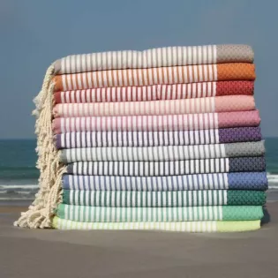 foutas plage nid abeille