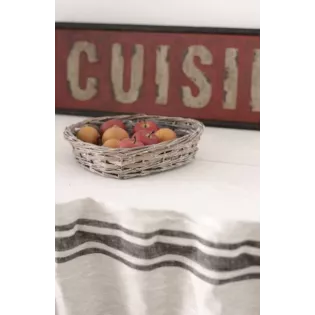 Panière Osier Coeur