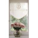 Petit rideau Broderie Monogramme