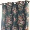 Rideau Velours Fleurs Cosy