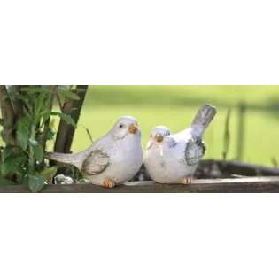 Oiseaux Résine Déco Jardin Ambiance campagne Romantique