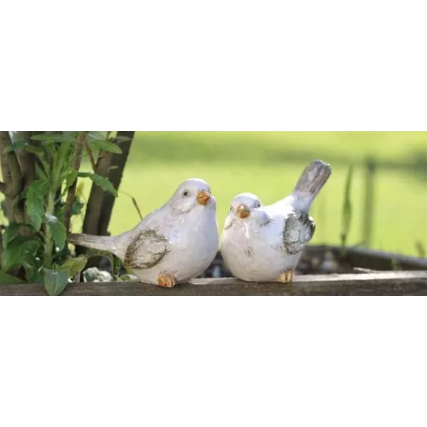 Oiseaux Résine Déco Jardin Ambiance campagne Romantique