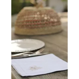4 serviettes de table Broderie ancienne