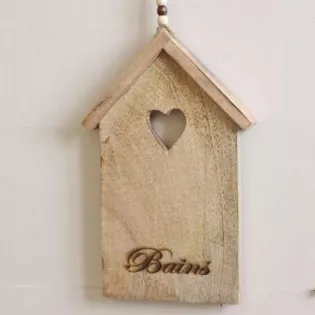 Plaque De Porte Salle de Bain Cosy Décoration de Charme