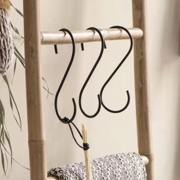 Crochet en S Rétro Noir
