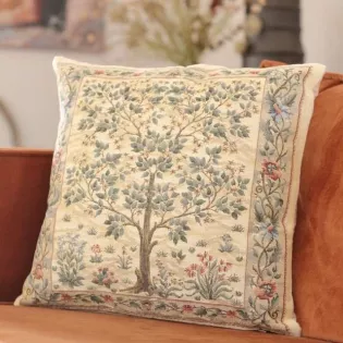 Coussin Tapisserie Arbre de Vie