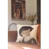 Coussin Tapisserie Décor Chat Habillé