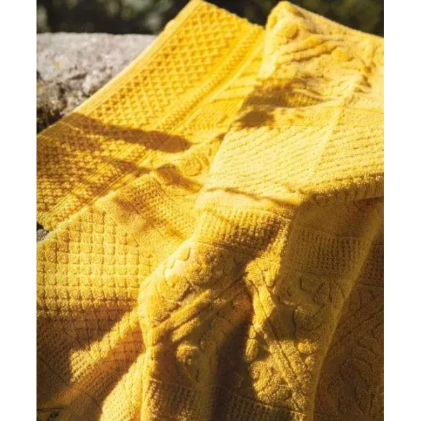 Serviette Zoé Vivaraise Jaune Mimosa