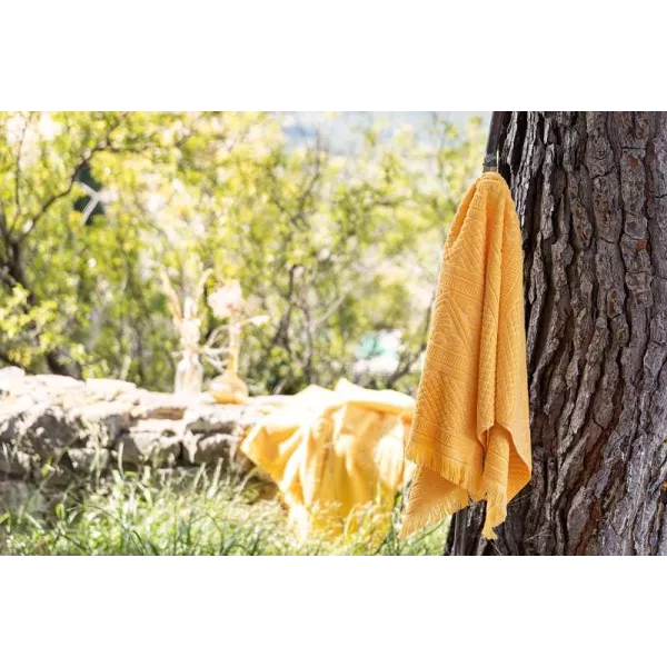 Serviette Zoé Vivaraise Jaune Mimosa