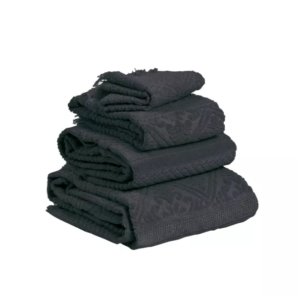 Seviette Zoe de Vivaraise Colors Carbone