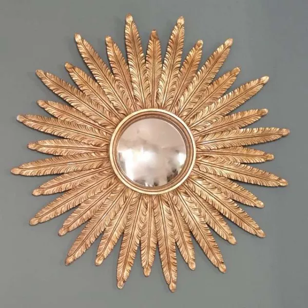 Miroir soleil Déco Cabinet de Curiosités