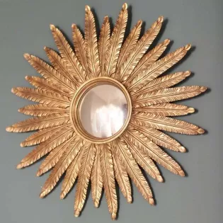 Miroir soleil Déco Cabinet de Curiosités