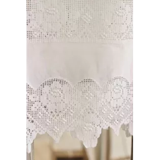 Voilage Brise-Bise Broderie Bohème chic