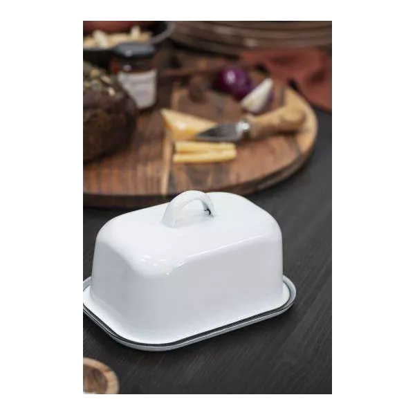 Beurrier métal émaillé Cuisine style rétro IB Laursen