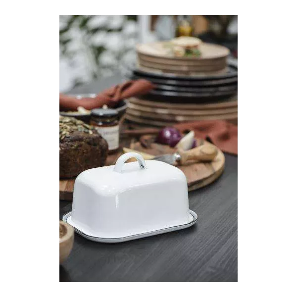 Beurrier métal émaillé Cuisine style rétro IB Laursen