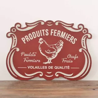 Plaque Murale Esprit Campagne