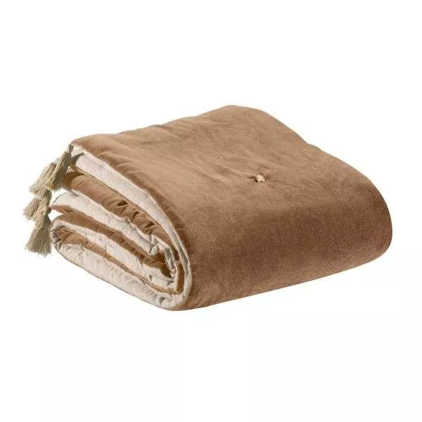 Édredon Velours pompon vivaraise