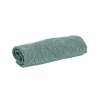 Tapis de bain vert de gris en éponge style hammam