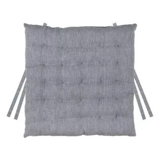 Galette de chaise Carré Coloris Gris