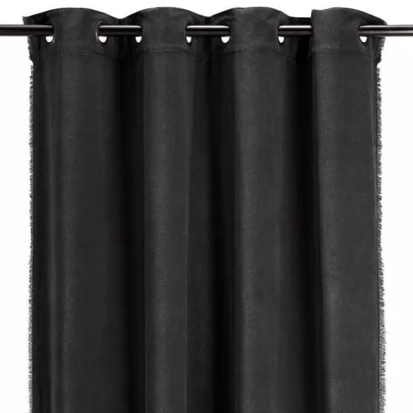 Rideaux Velours Gris anthracite Ombre occultants