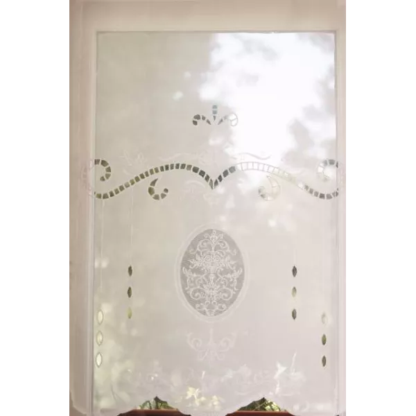 Voilage fenêtre shabby-chic