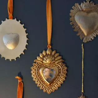 Miroir Coeur Ex-Voto