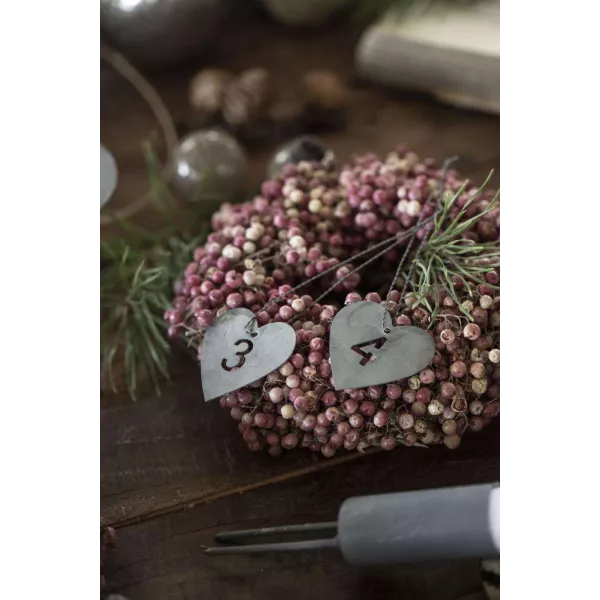 Coeurs en Zinc Décoration