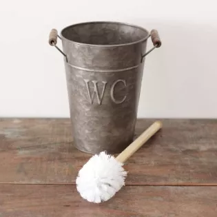 Brosse wc Bois et Zinc