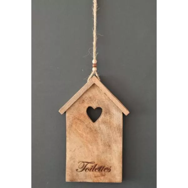 Plaque De Porte Toilettes Cosy Décoration de Charme