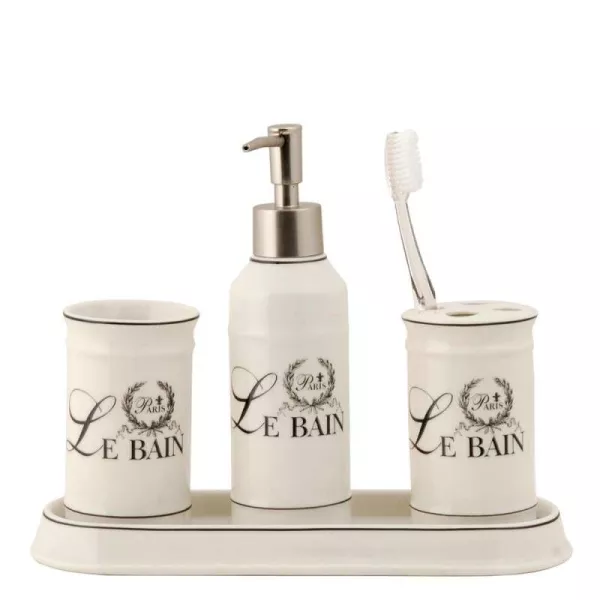 Accessoires de Salle de Bain Retro Chic